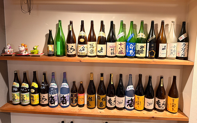 お酒のセレクトに自信あり