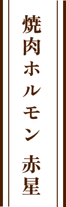 焼肉ホルモン 赤星
