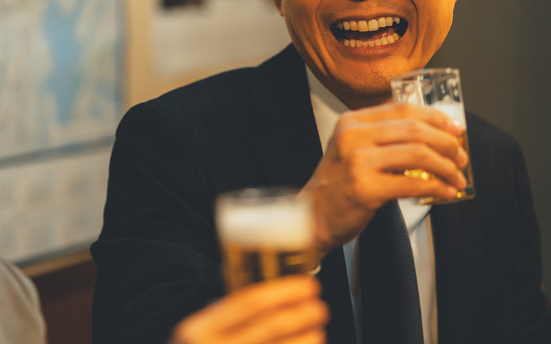 仕事帰りにふらっと立ち寄り
