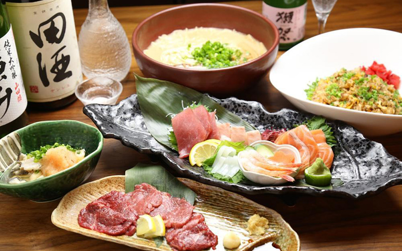 料理のみ宴会コース《豪快刺身盛り》 4,000円/1名様